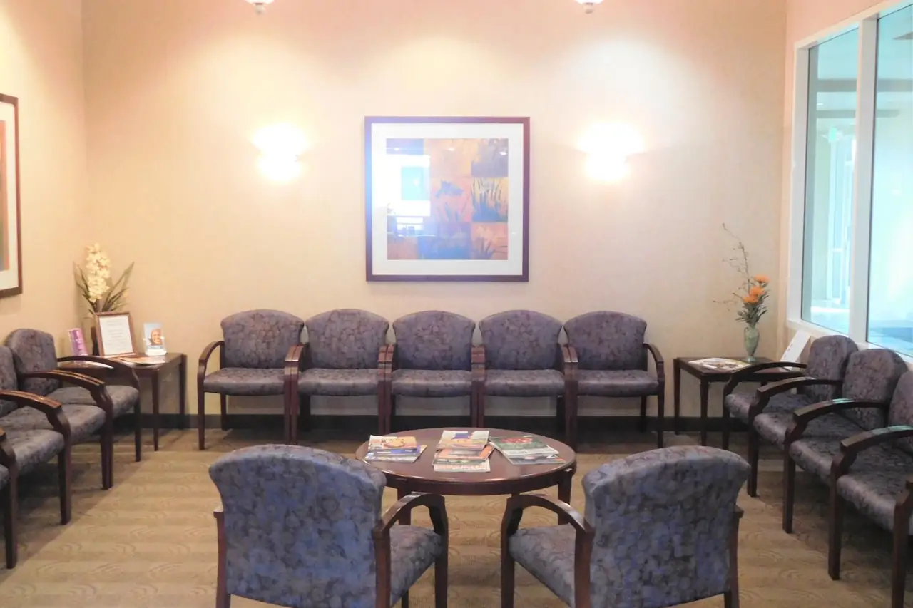 The waiting room at Golden Triangle Dentistry, 25460 Medical Center Drive, Murrieta.